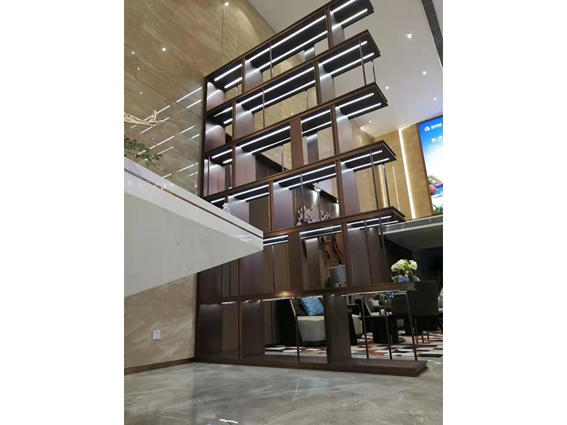 不鏽鋼屏風酒櫃 