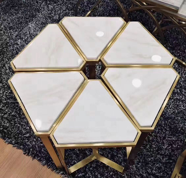 酒店不鏽鋼茶幾