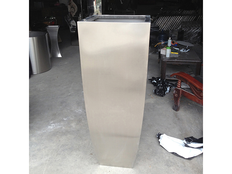 不鏽鋼方形花盆2